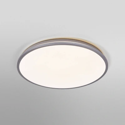 Abbildung von LEDVANCE ORBIS PARIS Deckenleuchte 480mm, braun, 3XE27 Sockel, kann mit smarter Lampe bestückt werden, hochwertiges, modernes Design, Stoffschirm, geeignet für Innenräume, rund, IP20 Schutzklasse