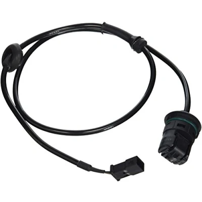 Abbildung von ESEN SKV 06SKV025 ABS Sensor Hinterachse 2 polig 930mm 12V elektrisch schwarz rechteckig Male AUDI: A6 C5 Avant, Limousine