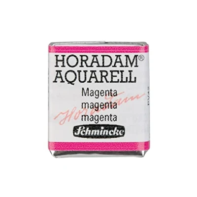 Abbildung von Schmincke HORADAM® AQUARELL feinste Künstler Aquarellfarben, 352 Magenta, 14 044, 1/2 Näpfchen