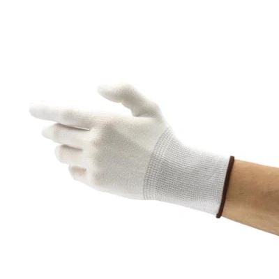 Abbildung von Ansell Monysoft 1 Mehrzweckhandschuhe, Mechanikschutz, Weiß, Größe 11 (12 Paar pro Beutel)
