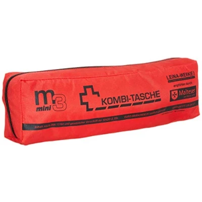 Abbildung von Leina Werke 15036 Mini Kombitasche M3 mit Klett, Rot/Schwarz