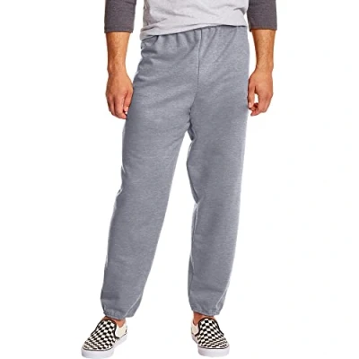 Abbildung von Hanes Herren Non Pocket Sweatpantecosmart الورر ار EcoSmart Sweathose ohne Taschen Hose, Leichter Stahl, Groß