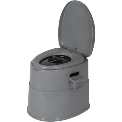 Abbildung von Bo Camp Campingtoilette Portable Eimer Toilette, Reise Camping WC Mobil 46cm Hoch