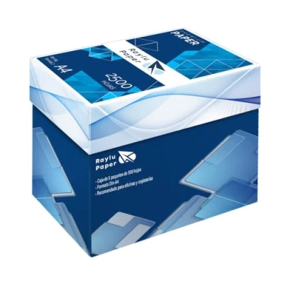 Abbildung von RAYLU PAPER A4 80g 2500 Blatt Premium Mehrzweckpapier für Laserdrucker, Inkjet und Kopierer, Büro Zuhause