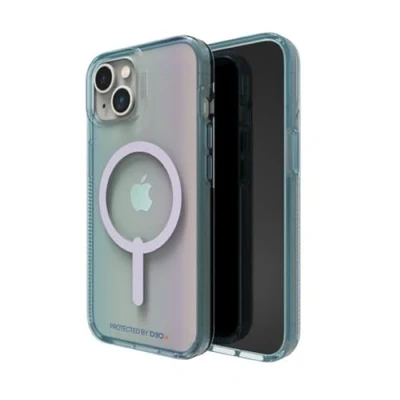 Abbildung von ZAGG Gear 4 Milan Snap D30 Schutzhülle Kompatibel mit iPhone 14 5G Schlank Stoßfest Magnetisch Kabellos Laden (Aurora Ombre)