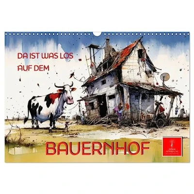 Abbildung von Da ist was los auf dem Bauernhof (Wandkalender 2025 DIN A3 quer), CALVENDO Monatskalender