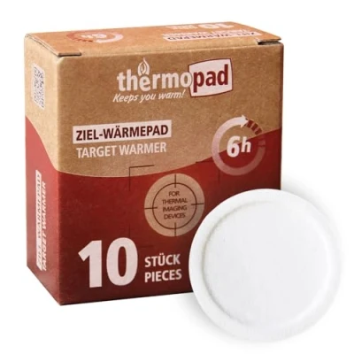 Abbildung von THERMOPAD Zielwärmer 10er Box Selbstklebende Wärmepads mit 6 cm Durchmesser zur Kalibrierung von Wärmebild Vorsatzgeräten und Wärmebildkameras