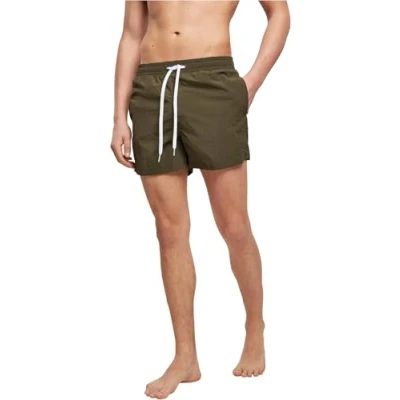 Abbildung von Build Your Brand Mens BY050 Swim Shorts, Olive, 4XL