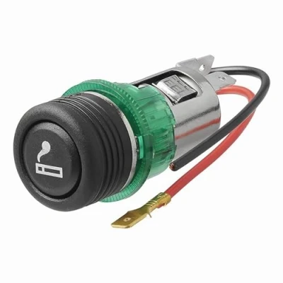 Abbildung von H82CS 12V Beleuchtete Zigarettenanzünder Einbausteckdose Universal SAE Standard Bord Buchse für Zuverlässige Anschlussmöglichkeiten Elektronischer Geräte