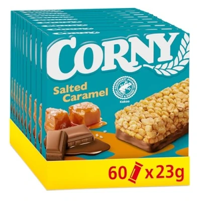 Abbildung von Müsliriegel Corny Classic Salted Caramel, mit leckerem salzigen Karamell, 60x23g
