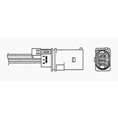 Abbildung von NGK 0026 Lambdasonde beheizt 5 AUDI: A8 D3