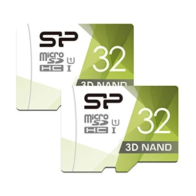 Abbildung von Silicon Power MicroSD Karte mit Adapter, 32 GB, Doppelpack
