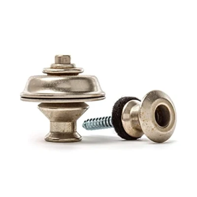 Abbildung von JIM DUNLOP Straplok Dual Vintage Nickel 2 Stück, Gürtelbefestigung