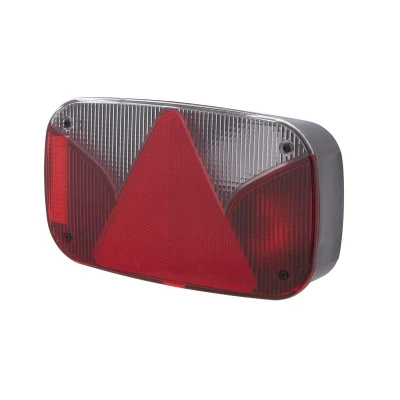 Abbildung von HELLA Rückleuchte Glühlampe Anhänger Beleuchtung 12V Anbau/geschraubt ECE Lichtscheibenfarbe: weiß/rot Stecker: Schutz Kontakt Stecker rechts Menge: 1 2VB 998 232 241