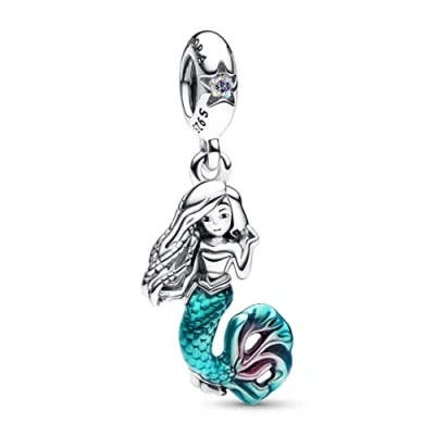Abbildung von Pandora Disney THE Little Mermaid Ariel Dangle Charm, Damen, Größe: One Size, Sterling silver