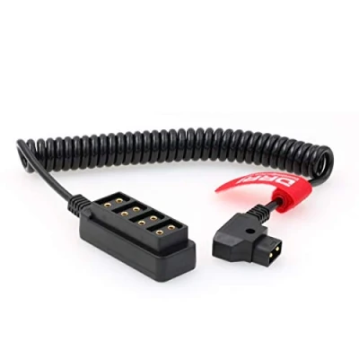 Abbildung von DRRI D Tap auf 4 Port Buchse Dtap P Hub Adapter Splitter für Anton Bauer V Mount Akku/BMPCC 4K 6K/ARRI rote Kameras