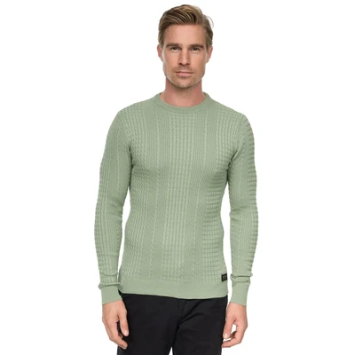 Abbildung von Super Slim Fit Streetwear Fein Strick Pullover