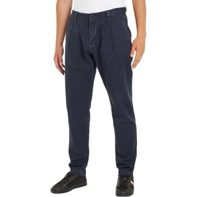 Abbildung von Tommy Hilfiger Chelsea Dobby Chino, Herren, Größe: 34x32, Aegean sea