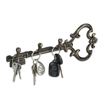 Abbildung von relaxdays Schlüsselbrett Vintage, Bronze
