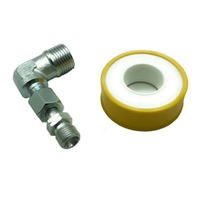 Abbildung von Herdanschluss Adapter Set, Variante:AG Winkel 1/2&#039;&#039; RH x AG 1/4 LH