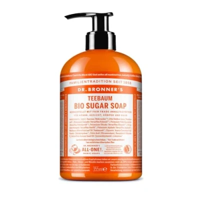 Abbildung von Dr. Bronner ́s BIO Sugar SOAP 355ML Duschgel, Damen, Größe: 355 ml, Teebaum