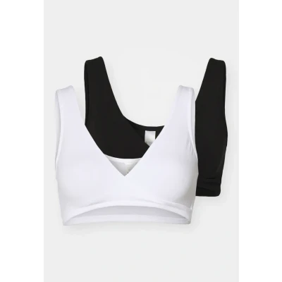 Abbildung von Lascana Nursing BRA 2 PACK Triangel BH, Damen, Größe: 36, Weiß + schwarz