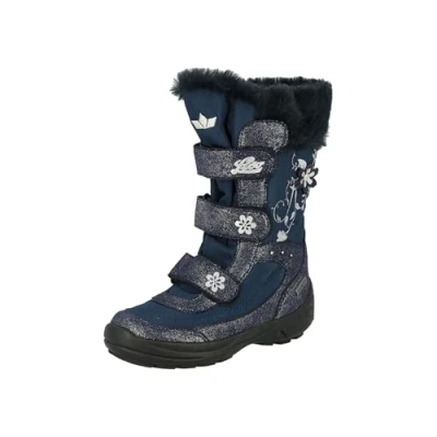 Abbildung von LICO MARY Snowboot/Winterstiefel für Kinder, Größe: 35, Marine/silber Schuhe