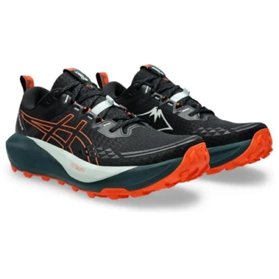 Abbildung von Asics Geltrabuco 13 Laufschuh Trail, Herren, Größe: 42.5, Nova orange/pure aqua Schuhe