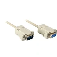 Abbildung von Serielles Verlängerungskabel 9 Pin Stecker &gt; Buchse