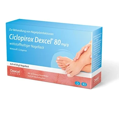 Abbildung von Ciclopirox Dexcel 80 mg pro g 6,6 ml