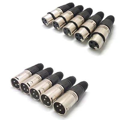Abbildung von Sienoc XLR 3 Pin Female Mikrofon Lötanschluss Buchse SCHWARZ (10)