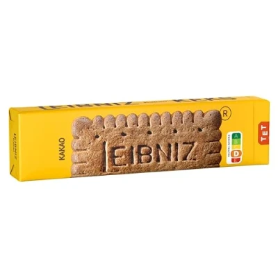 Abbildung von LEIBNIZ Kakaokeks, 200 g, knusprige Kekse mit Kakao gebacken (1 x g)