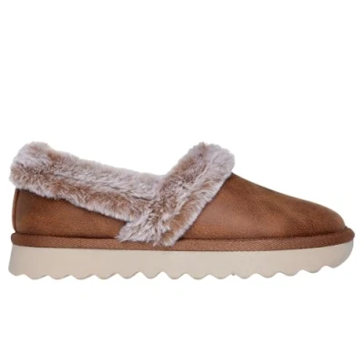 Abbildung von Skechers Damen Cozy Up Hausschuh, kastanienbraun, 36 EU