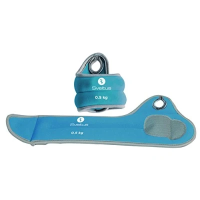 Abbildung von sveltus 964 Gewichtsarmbänder für Handgelenk, 0,5 kg, Unisex, Blau, Einheitsgröße