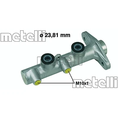 Abbildung von METELLI 05 0586 Hauptbremszylinder 23,81 Aluminium