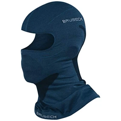 Abbildung von Brubeck KM10370 Sturmhaube Unisex Wolle navy blau S/M
