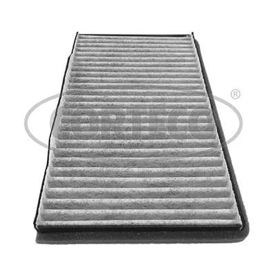Abbildung von CORTECO 49356177 Innenraumfilter Aktivkohlefilter 319mm 186mm 52mm ohne Rahmen SAAB: 9 5 Kombi, Limousine, Limousine
