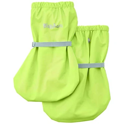 Abbildung von Playshoes Unisex Baby Regenvoeten met fleecevoering Gummistiefel, Neongelb, Small EU