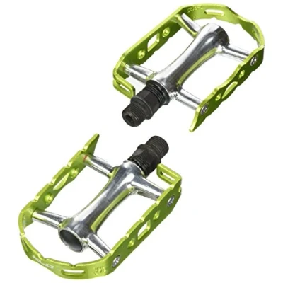 Abbildung von XLC Pedale MTB Ultralight, Silber/Limegreen, One Size