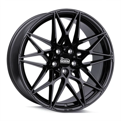 Abbildung von MAM 5 loch 18Zoll 120mm Alufelge B2 schwarz MAMB28018512035BP Felge