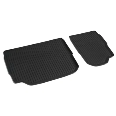 Abbildung von Skoda 57H061580A Fußmatten Premium Allwettermatten 2X Gummimatten schwarz, dritte Sitzreihe (7 Sitzer)