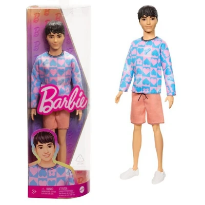 Abbildung von Barbie Fashionistas Ken Puppe mit Blau Rosa Pullover