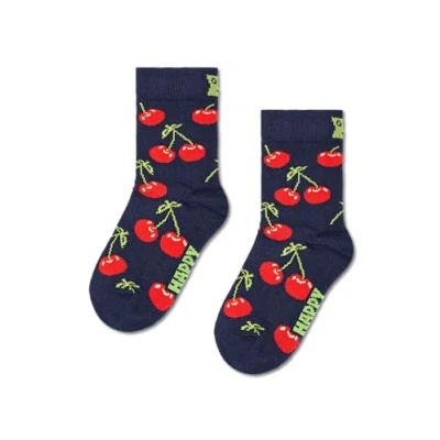 Abbildung von Happy Socks Unisex Kids Kinder Cherry Socken, Blau, 2 3 Jahre
