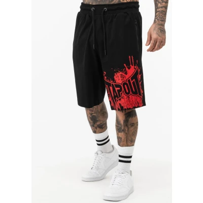 Abbildung von Tapout Normale Passform Blashed Jogginghose, Herren, Größe: Large, Black red