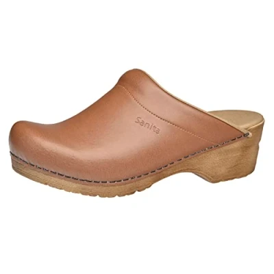 Abbildung von Sanita Originalsandra OPEN Clogs, Damen, Größe: 38, Cognag Schuhe
