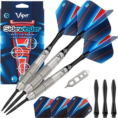 Abbildung von Viper Sidewinder Tungsten Barrel Steeltip Dart Set, Unisex, Mehrfarbig
