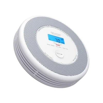 Abbildung von X Sense Rauch und CO Melder, Kombinierter Kohlenmonoxidmelder mit Sprachausgabe Alarm, austauschbarer Batterie, Keine Unterstützung für APP SBS50 Basisstationen, XP0A SR, 1er Pack