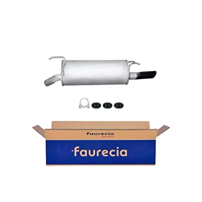 Abbildung von HELLA 8LD 366 031 331 Endschalldämpfer hinten mit Anbauteilen OPEL: Omega B Caravan