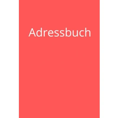 Abbildung von Telefonbuch Adressbuch: klein A6 mit Register A Z, Kontaktbuch für über 300 Kontakten, Deutsch, Rot