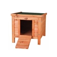 Abbildung von Trixie Natura Nagetier/Kaninchenhaus Kfigzubehr 42x43x51 cm Br...